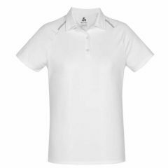 Biz Collection P012LS Ladies Academy Short Sleeve Polo_ White_Sil