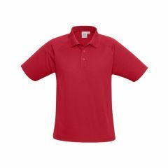 Biz Collection P300MS Mens Bizcool Sprint Polo_ Red