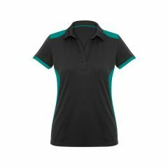 Biz Collection P705LS Ladies Rival Polo_ Black_Teal