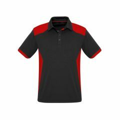 Biz Collection P705MS Mens Rival Polo_ Black_Red