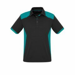 Biz Collection P705MS Mens Rival Polo_ Black_Teal