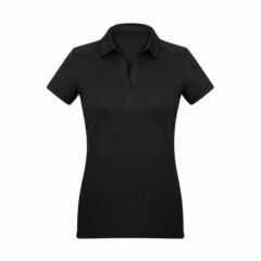 Biz Collection P706LS Ladies Profile Short Sleeve Polo_ Black