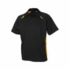 Biz Collection P7700 Adults Splice Polo 160gsm_ Black_Gold
