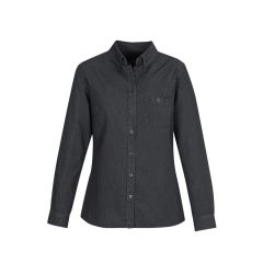Biz Collection S017LL Ladies Indie Long Sleeve Shirt_ Black