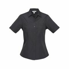 Biz Collection S306LS Ladies Bondi Short Sleeve Shirt_ Charcoal