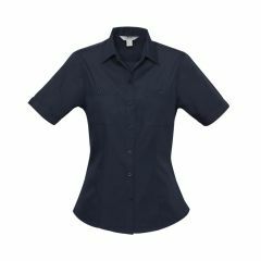 Biz Collection S306LS Ladies Bondi Short Sleeve Shirt_ Navy