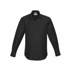 Biz Collection S312ML Preston Mens Long Sleeve Shirt_ Black