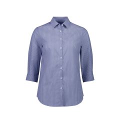 Biz Collection S336LT Womens Conran 3_4 Sleeve Shirt_ French Blue