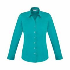 Biz Collection S770LL Ladies Monaco Long Sleeve Shirt_ Teal