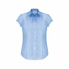 Biz Collection S812LS Ladies Euro Short Sleeve Shirt_ Blue