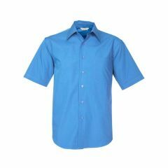 Biz Collection SH715 Mens Metro Short Sleeve Shirt_ Mid Blue