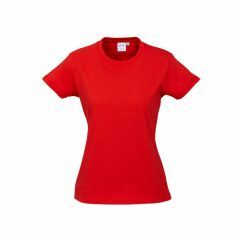 Biz Collection T10022 Ladies Ice Tee 185gsm_ Red