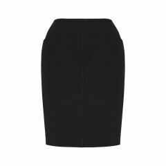 Biz Corporates 20717s Women's Bandless Pencil Skirt_ Black