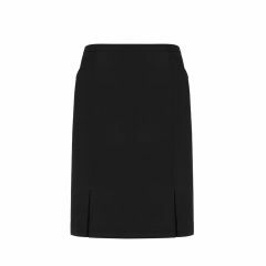 Biz Corporates 20720s Womens Front Pleat Detail Straight Skirt_ B
