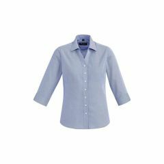 Biz Corporates Hudson Ladies 3 4 Sleeve Shirt Patriot Blue