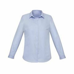 Biz Corporates RS968LL Womens Charlie Long Sleeve Shirt_ Blue Cha