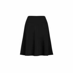 Biz Corporates Womens Bandless Flared Skirt_ Black