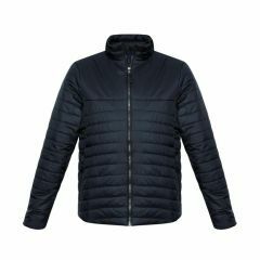 Biz Mens Expedition Quilted Jacket Navy