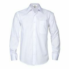 Biz Mens Metro Long Sleeve Shirt White