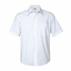 Biz Mens Metro Short Sleeve Shirt White