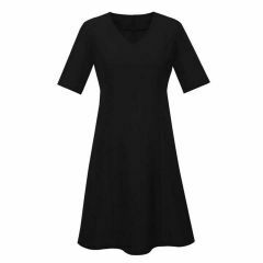 Biz Womens Siena Extended Sleeve Dress Black