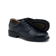 Blundstone 785 Classic Leather Lace Up Dress Safety Shoe_ Black