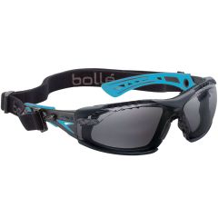 Bolle RUSH_ SMALL SEAL Black _ Blue Temples PLATINUM AS_AF Smoke 