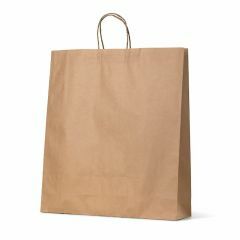 Brown Kraft Paper Carry Bags_ Large_ 500mm _High_ x 450mm _Wide_ 