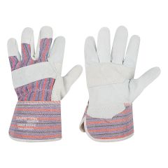 Candy Stripe Split Leather Gloves