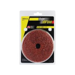 Carded 5 Pack 100mm x A60 Resin Fibre Disc AlOx Grit