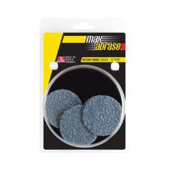 Carded 5 Pack 75mm x Z36 Resin Fibre Disc R Type Zirc_ Grit
