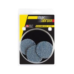 Carded 5 Pack 75mm x Z80 Resin Fibre Disc R Type Zirc_ Grit