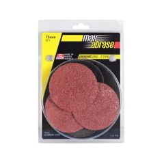Carded 5 Pack_ Mini Grinding Disc R Type AlOx _ 75mm x A60