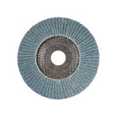 Carded Single Pack 100mm x ZK120 Flap Disc Silver Inox_Stainless 