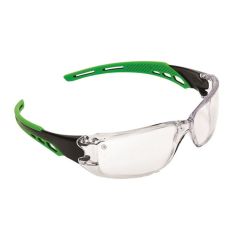 Cirrus Green Arms Safety Glasses Clear A_F Lens