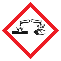 Corrosive _GHS Design_ Sign
