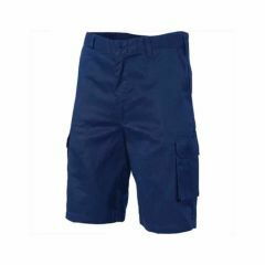 DNC 3310 265gsm Middleweight Cotton Drill Cargo Shorts_ Navy