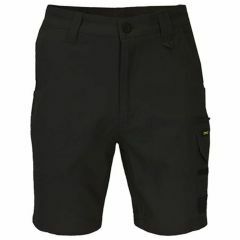 DNC 3373 Slimflex Tradie Cargo Shorts_ Black