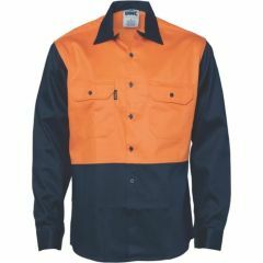 DNC 3406 Patron Saint F_R Cotton Drill Shirt_ Long Sleeve_ Orange