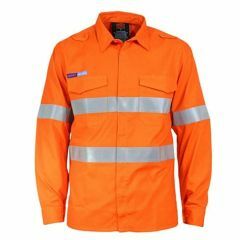 DNC 3446 Inherent FR PPE1 Long Sleeve D_N Shirt_ Orange