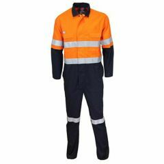 DNC 3481 Inherent FR PPE2 Two Tone D_N Coverall_ Orange_Navy
