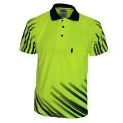 DNC 3566 Full Stripe Sublimated Polyester Polo Shirt_ Short Sleev