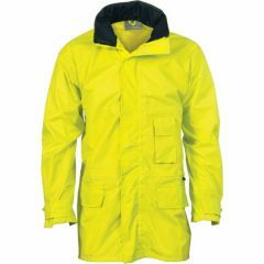 DNC 3706 200D Classic Polyester_PVC Rain Jacket_ Yellow