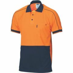 DNC 3753 175gsm Cool_Breathe Double Piping Polo Shirt_ Short Slee