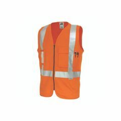 DNC 3810 X_Style Reflective Cotton Safety Vest_ Orange