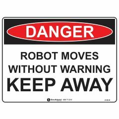 Danger Robot Moves Signage _ Southland _ 2129