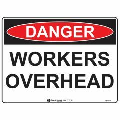 Danger Workers Overhead _ Signage _ 2137