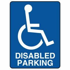 Disabled Parking _with symbol_ Sign