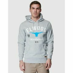 Elwood Elwd Original Pullover_ Grey Marle