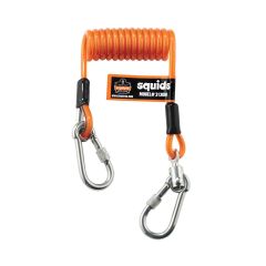 Ergodyne Squids 3130 Coiled Cable Lanyard_ 2_26kg _ Orange 